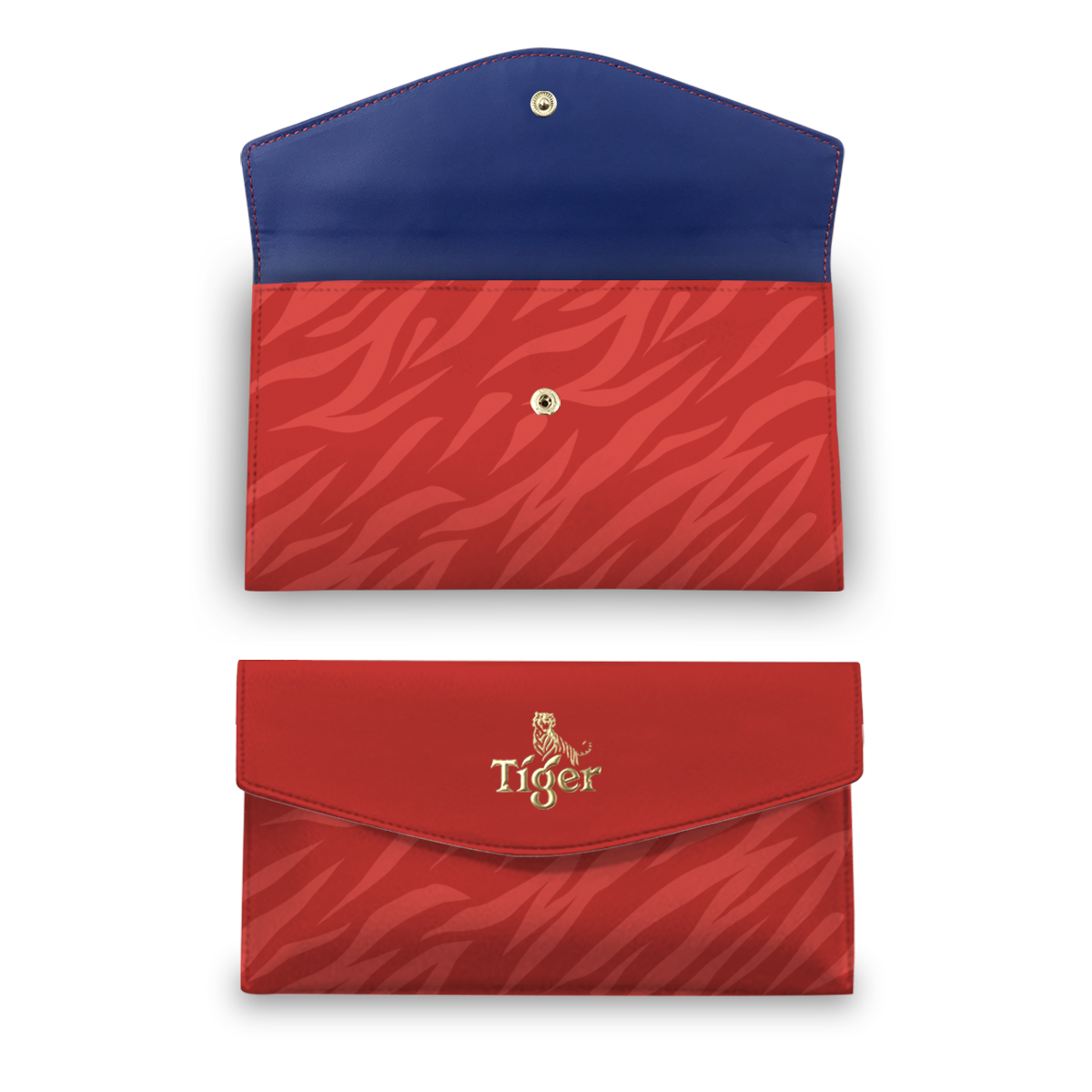Customised CNY PU Leather Red Packet Holder